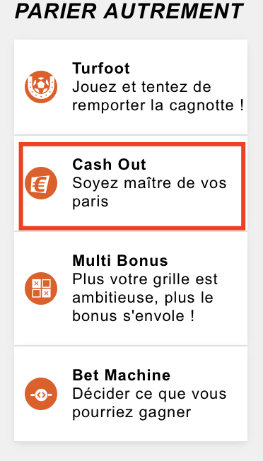 Retrouver ses cash out PMU