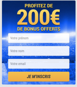 Bonus 200€ France Pari