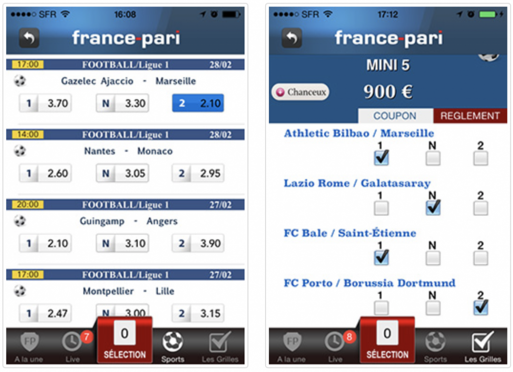 France Pari app