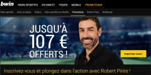 Bonus de bienvenue Bwin