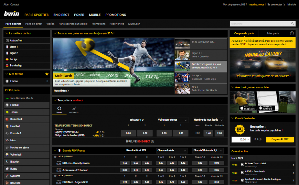 bwin – Guide, Avis et Test