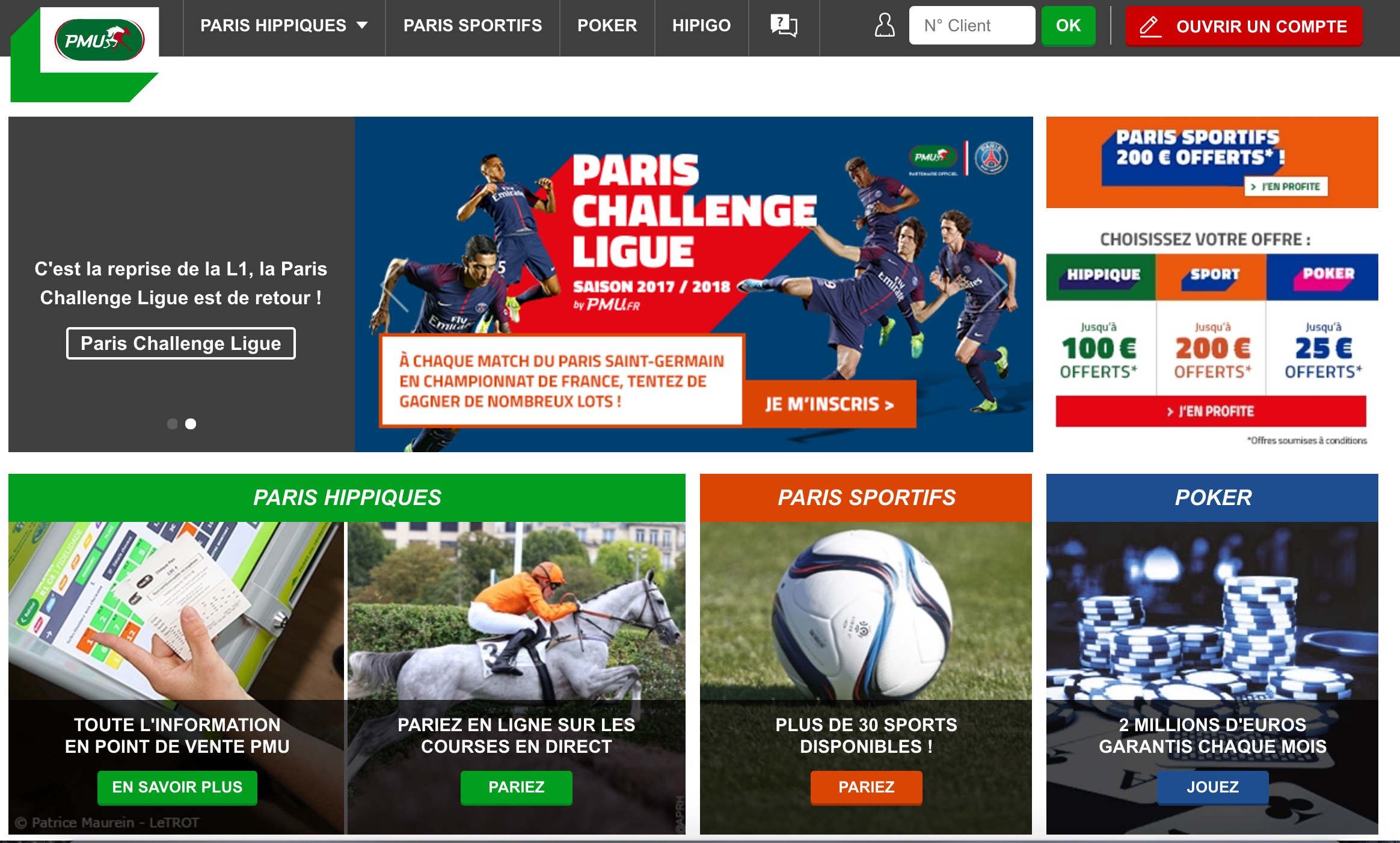 créer compte pmu